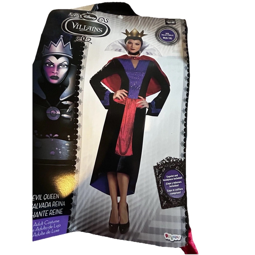Evil Queen Deluxe Adult Costume Disney Snow White Villain Style 85702